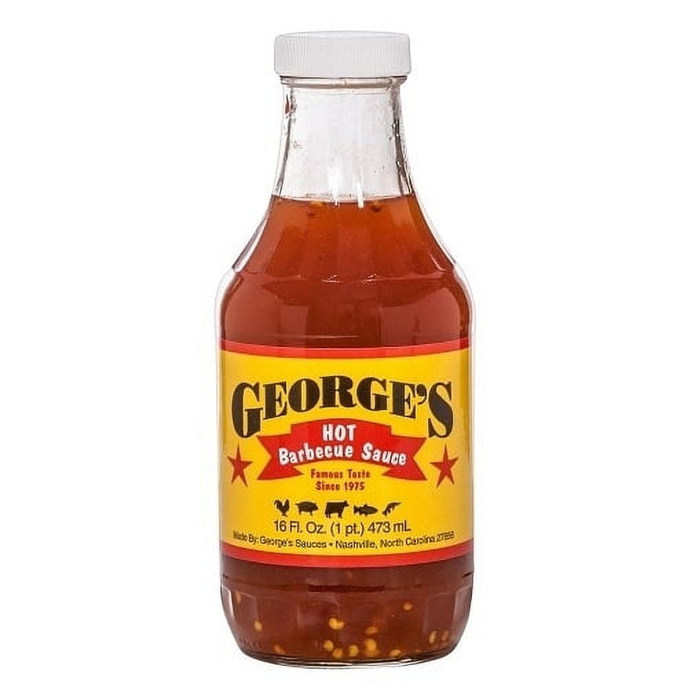 (3 pack) George's Hot Barbecue Sauce