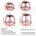 thumbnail image 3 of Kojooin Heavy-Duty Plyometric Jumping Boxes - Anti-Slip Steel Platforms for All Levels, 3 of 6
