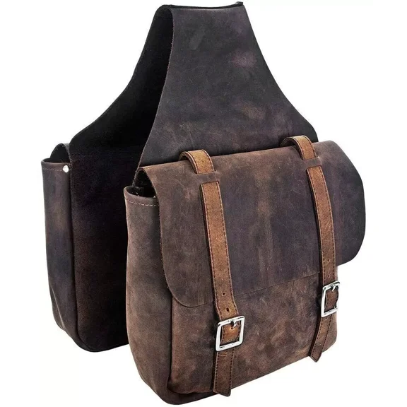 Leather, Western Saddle Bag