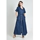 thumbnail image 1 of Vestido largo de mezclilla Roman Fashion /Juvenil, 2723 (Azul dark) azul oscuro CH, 1 of 5