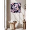 thumbnail image 6 of Wall Art Prints, Halloween Skull Framed Canvas Prints for Bedroom Living Room Bathroom Office, Vintage Colorful Rose Floral Wildflower Gallery Wrap Wall Art Poster for Gifts Home Decor 20"x20", 6 of 9