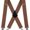 Brown, variant on Men's X-Back 2 Inches Wide Heavy Duty Clips Adjustable Suspenders