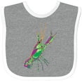 thumbnail image 3 of Inktastic Mardi Gras Crayfish Artsy Boys or Girls Baby Bib, 3 of 4