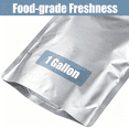thumbnail image 7 of CCOCC 2026 New 50 Pcs 1 Qt Mylar Bags, Mylar Bags for Food Storage 6 “X 8.5” Zipper Mylar Bags for Long Term Food Storage, 7 of 7