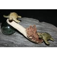 thumbnail image 2 of Sea Turtles w/ Driftwood Base 9"W X 4"D - Carved | #jro02, 2 of 2