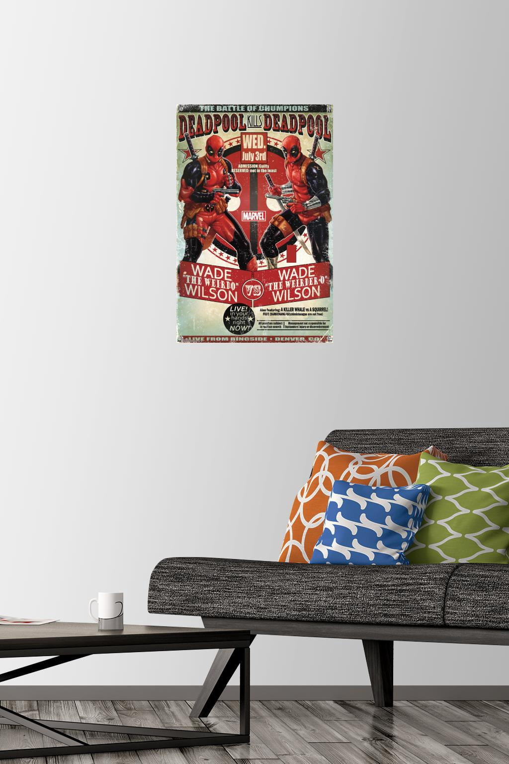 Marvel Comics - Deadpool - Chumpions Wall Poster with Push Pins, 14.725" x 22.375"