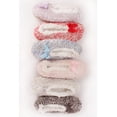 thumbnail image 5 of BambooMN Women's Soft Sequin Fuzzy Slippers with Non-Slip Grips - Black - Extra Large - 2 Pairs, 5 of 5