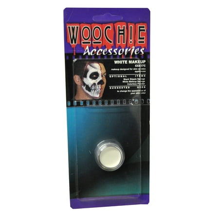 Carded White Mask Cover Halloween Makeup