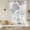 Blue, variant on Coastal Coral Balloon Curtains for Windows, Bedroom Curtains 54 Inch Length, Nautical Colorful Conch Seashells Starfish Tie Up Curtains Panels Thermal Insulated Bathroom Curtains Window 42"x54"