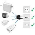 United States to Portugal Travel Power Adapter to Connect North