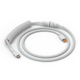 thumbnail image 2 of Glorious Gaming Artisan USB-C Coiled Braided Cable for Mechanical Gaming Keyboards, Ghost White, 2 of 7