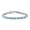 Aqua, variant on Womens Timeless 12 CTW Alternating CZ Ruby Red Cubic Zirconia Tennis Bracelet 7.5 Inch Silver Plated