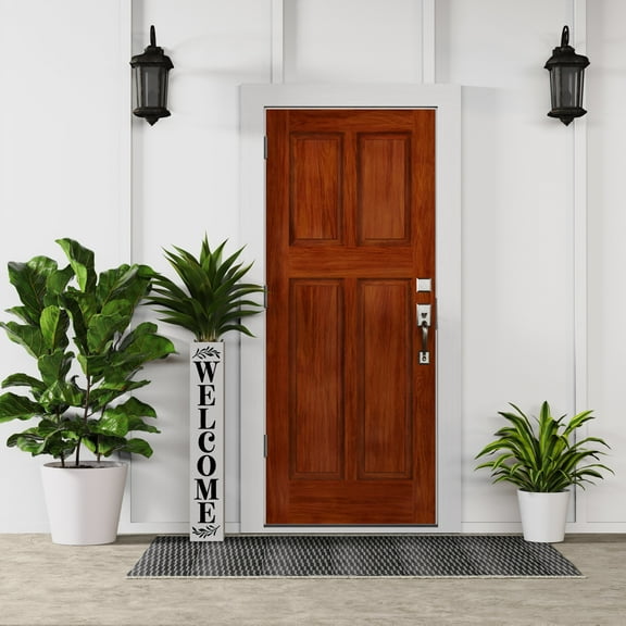 Rustic Fall Welcome Porch Sign – Farmhouse Wooden Outdoor Decor