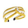 thumbnail image 4 of Qarigey Bandas para el cabello Perla Torcedura Nudo Diadema Estilo elegante Diadema Perlas Diademas estrechas multicolores Estilo Boda Amarillo Amarillo 5Conjunto, 4 of 6