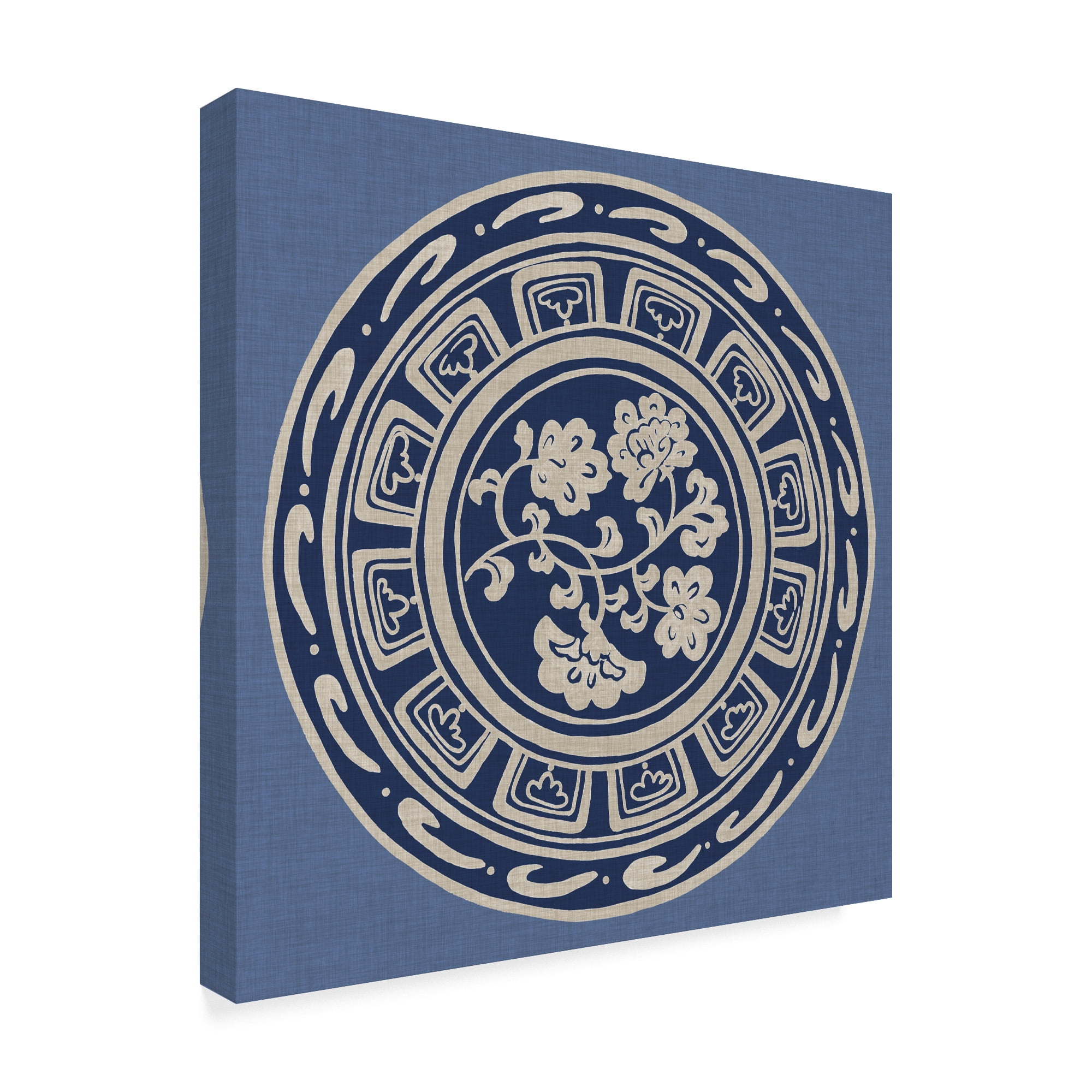 Trademark Fine Art 'Indigo Earthenware III' Canvas Art by Chariklia Zarris