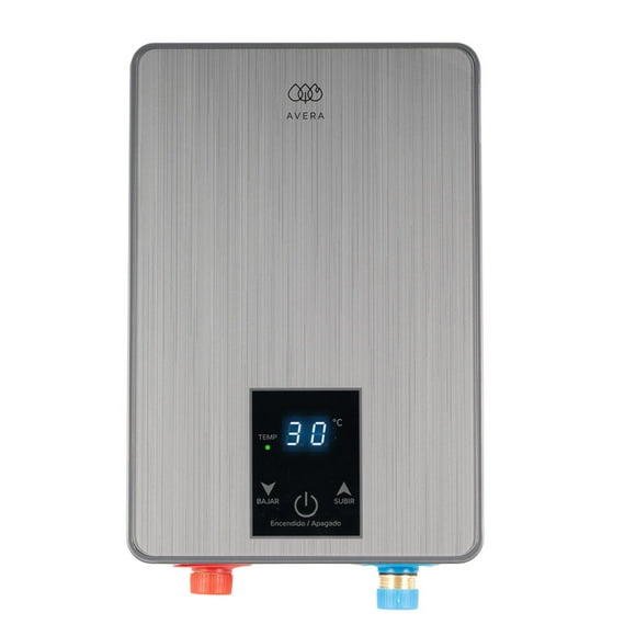 Calentador de Agua Electrico Instantáneo 220V, 1.5 Servicios, Pantalla táctil control de Temperatura de 30° a 55°C AVERA CE01