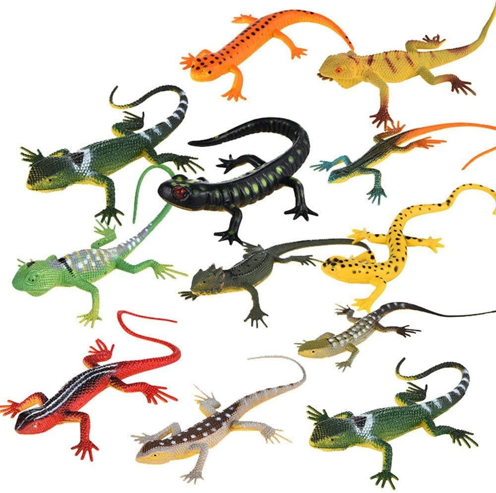 Toy Baby Reptiles 12 Plastic Figures Assorted Educational  #4291 