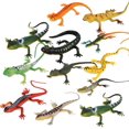thumbnail image 1 of Modelo Artificial Reptil Lagarto Juguetes Plástico Colorido Lagartos Juguete Figura De Acción Juguetes Educativos Para Niños Adultos Regalos 2 4 Piezas Yuarrent FN005571-00, 1 of 6