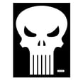 thumbnail image 2 of Chroma Graphics Punisher Skull Logo Cutz Decal 46011, 2 of 2
