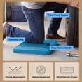 thumbnail image 5 of GORILLA GRIP Kneeling Pad, Cushioning Support for Knees, Extra Thick, Water Resistant, 17.5x11 Blue, 5 of 9