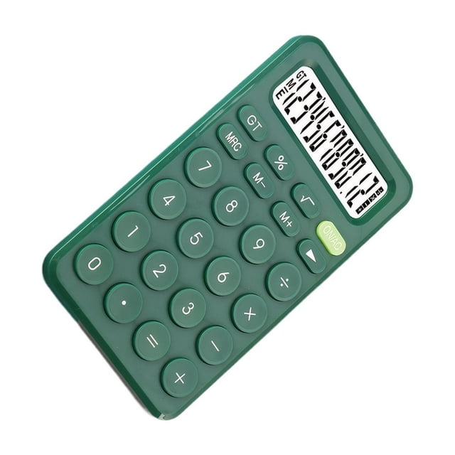 Becaristey Efficient Financial Management Calculator For Students Versatile 12 Portable Student Calculators green