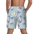 thumbnail image 4 of Uemuo Colorful Butterfly Pattern Mens Swim Trunks Quick Dry Board Shorts with Mesh Lining, Stretch Beach Shorts Quick Dry No-Chafing Board Shorts-Medium, 4 of 9