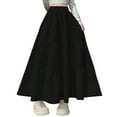thumbnail image 2 of Mqqzkk Summer Casual Skirts For Womens Smock Layered Tiered Maxi Skirt High Waisted A Line Flowy Long Skirts, 2 of 4