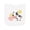 AA-White, variant on Inktastic Fun Farm Animals Cow, Pig, Chick Baby Terry Cloth Bib