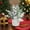 White, variant on Christmas Ornaments 2025,Table Top Christmas Tree Small Christmas Tree,Artificial Little Potted Mini Tabletop Tree Christmas Decorations, for Wedding Holiday Indoor Xmas Party Winter Decor (1PC)