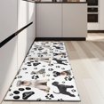 thumbnail image 4 of Schnauzer Dogs with Paw Kitchen Rug Mat,Kitchen Runner Rugs Non Skid Washable,Decorative Kitchen Floor Mats for Kitchen,Sink,Laundry,17"X47", 4 of 5