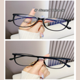 thumbnail image 3 of Nouvelles Lunettes de Mode pour Femmes Lunettes Rétro Transparentes Monture de Lunettes Anti Lumière Bleue Design de Marque de Luxe Quatre Saisons Spectacle, 3 of 4