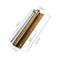 thumbnail image 2 of Charnière de Porte Réglable Fermeture Automatique en Acier Inoxydable Ressort de Porte Automatique pour Maison, Facile à Installer, 2 of 7