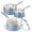 Blue, variant on Koch Systeme CS 1QT Nonstick Saucepan with Lid - Non-Toxic Ceramic Milk Pot for Boiling, Melting, Small Servings, Easy Clean, Green