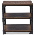 thumbnail image 2 of Bowery Hill 24" Square End Table in Brown and Bronze, 2 of 2