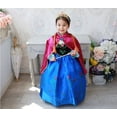 thumbnail image 1 of Vestido de niña de manga larga, falda de princesa y capa, conjunto de dos piezas de falda infantil, estilo princesa, 1 of 6