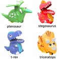 thumbnail image 2 of Paquete de 4 juguetes de dinosaurio Press And Go, coches de dinosaurio, juguetes de cuerda para niños, niñas, niños pequeños, cestas de Pascua, regalos, rellenos de huevos de Pascu, 2 of 5