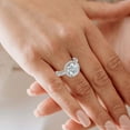 thumbnail image 4 of Pompeii Certified 3 1/5Ct Pave Diamond Engagement Ring 14k Gold Lab Grown (F/G,VS1-VS2), 4 of 4