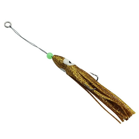 ASKMZ 16cm/8g Silicone Squid Bait Vivid Swim Double Hook Octopus Skirt Bait Fishing Tool Skirt Bait
