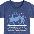 thumbnail image 3 of Disney Frozen 2 - Walk In A Winter Wonderland Christmas - Toddler & Youth Girls Short Sleeve Graphic T-Shirt, 3 of 5