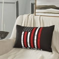 thumbnail image 5 of Fuzoiu USA Flag Cross Print Pillow Case with Hidden Zipper,Pillow Covers,Soft and Comfortable Pillowcase-16"x24", 5 of 6