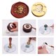 thumbnail image 4 of Cuadros Decorativos Sello en forma especial Cabeza de cobre Relieve 3D para tarjeta de boda (Pirata esquelético) Ndcxsfigh  Nuevos Originales, 4 of 6