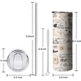 thumbnail image 3 of Coffee Skinny Tumbler 20oz - Insulated Water Bottle- Birthday Gifts for Mom Sister Friends Women, 3 of 7