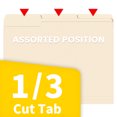 thumbnail image 2 of SUNEE File Folders, 30 Pack Manilla Folders 8.5 x 11, 1/3 Cut Tab for Easy Organization, 2 of 7