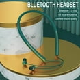 thumbnail image 1 of Sports Wireless High power Bluetooth Earphones Double Ear Neck Hoop Ear Neck mounted Earphones, 1 of 5