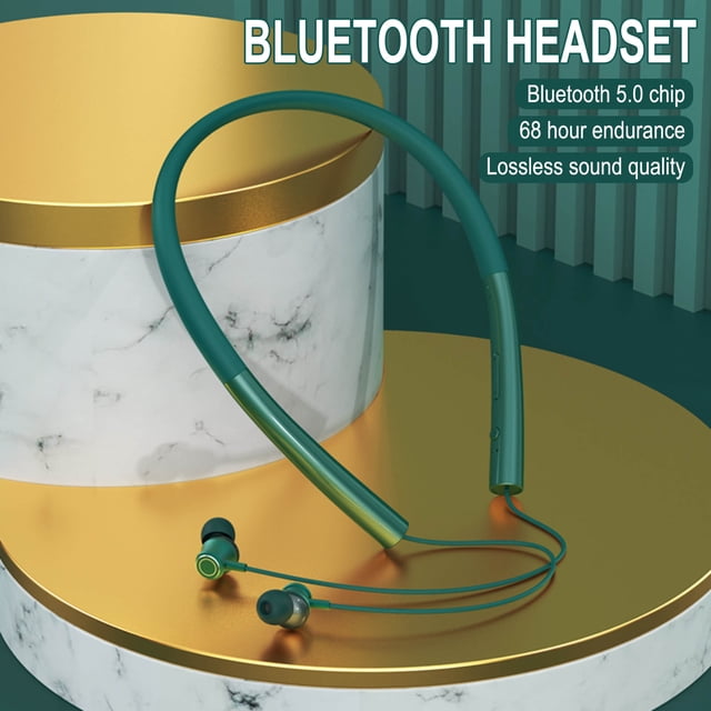 Sports Wireless High power Bluetooth Earphones Double Ear Neck Hoop Ear Neck mounted Earphones