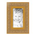 thumbnail image 2 of ArtToFrames 5" x 9" Majestic  Gold Picture Frame, 5x9 inch Silver Wood Poster Frame (WOM-5122),  Pack, 2 of 7