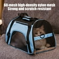 thumbnail image 5 of Leodye 1PCS Portable Single-shoulder Diagonal Pet Bag , Ventilated Travel Bag for Small Pets, Portable and Stylish -18.9*12.2*10.24in, 5 of 6