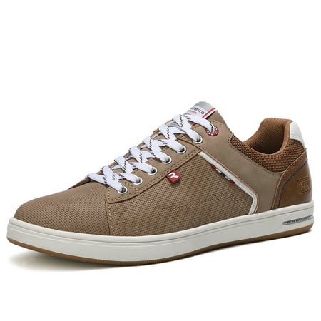 

Men Casual Shoes Breathable Sneakers Lace-up Low Top Shoes 10