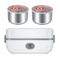 thumbnail image 2 of Calentador de alimentos con aislamiento de alimentos, fiambrera portátil de autococción, pequeña olla arrocera, calentador eléctrico, fiambrera para Nivel único, 2 of 8