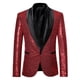 thumbnail image 2 of Conjunto de lentejuelas de baile informal de talla grande para hombre de primavera, ropa de fiesta de anfitrión en varios estilos, 2 of 5